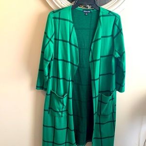 Olivia blue, Green Checkered Duster